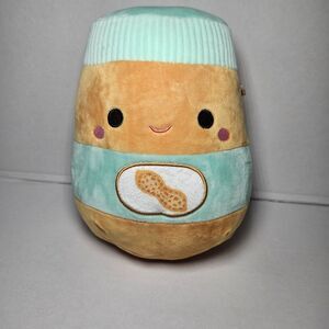 SQUISHMALLOWS 13" Plush Jar of Peanut Butter Antoine #1412 ~  w/o Tag